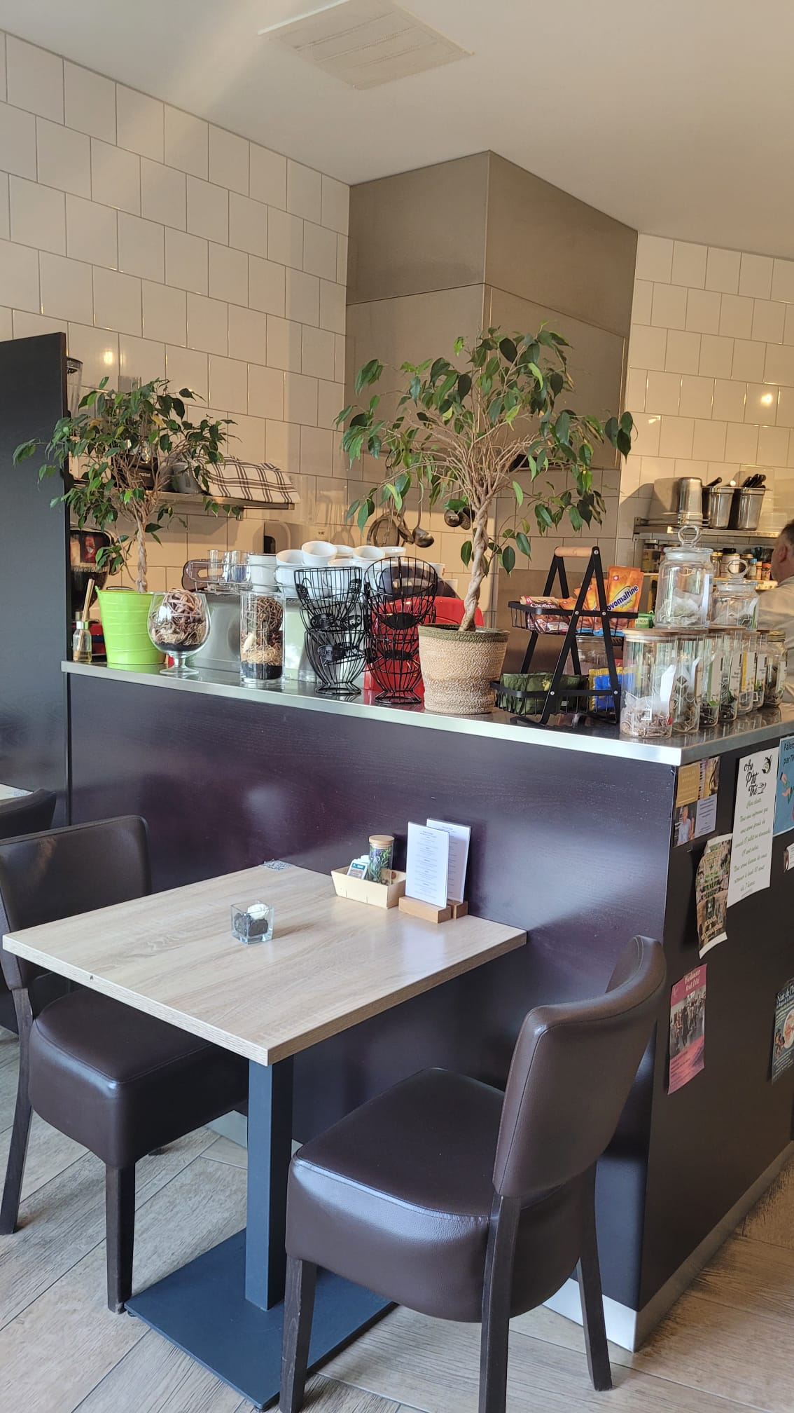Comptoir du tea room Ô Petit Bonheur